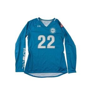 IMUA Universal Volleyball Club Blue Long Sleeve Jersey Sz M‎ Under Armour